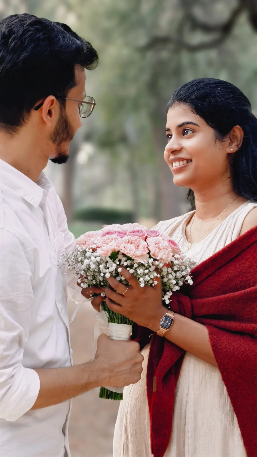 Nivedhitha and Hemanth, wedding album photograph 4 of 7
